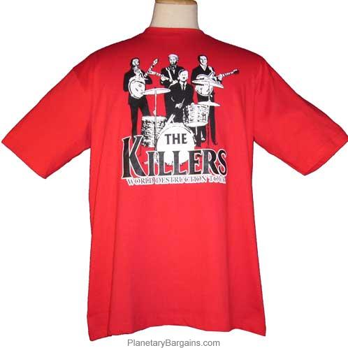The Killers World Destruction Tour Shirt